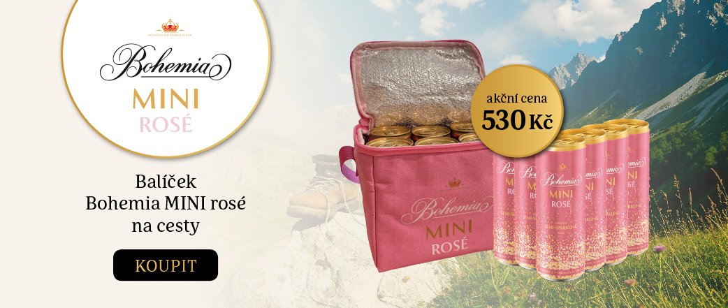 Bohemia MINI Rosé na cesty